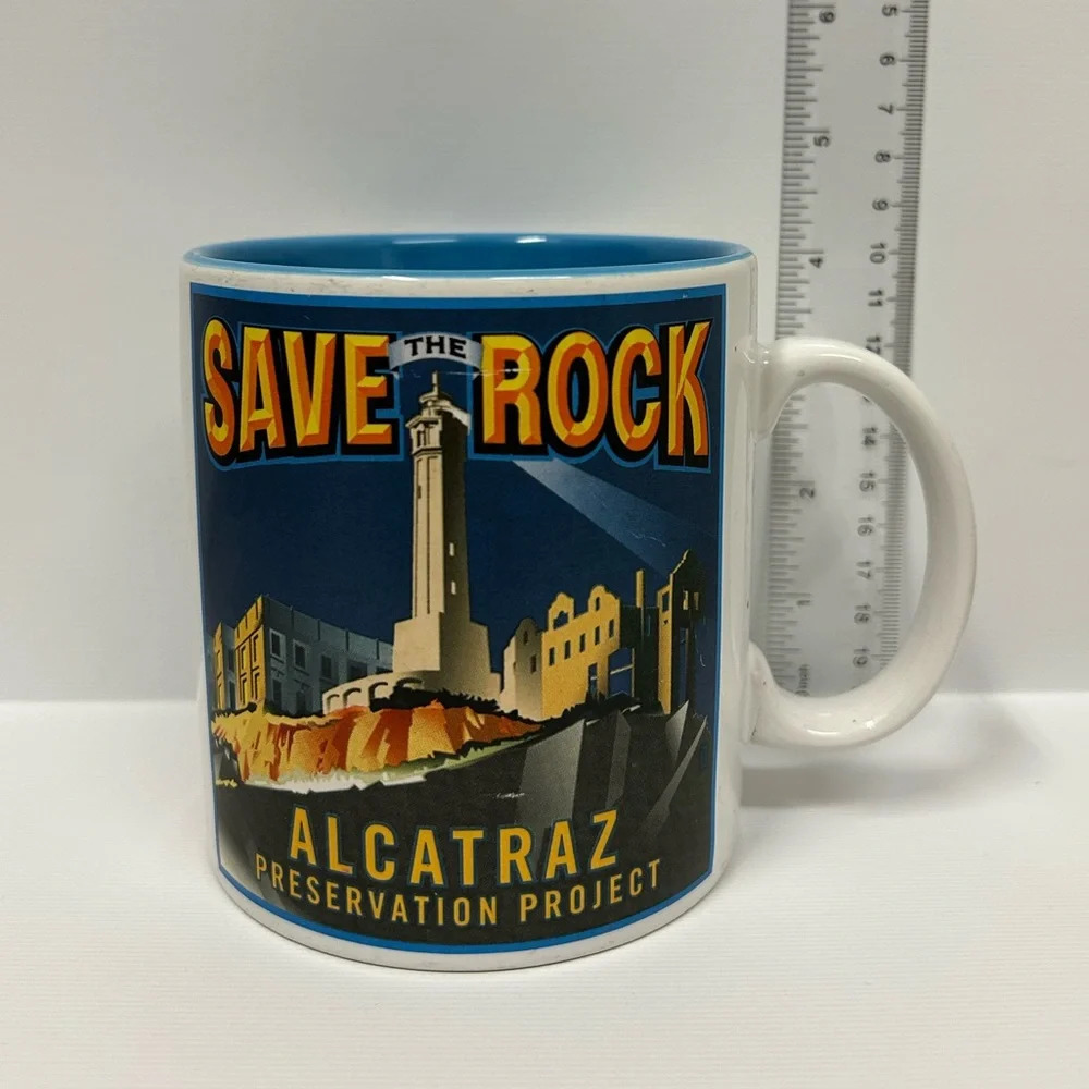 Mug Save the Rock Alcatraz Golden Gate National Park Unique Mug Swap
